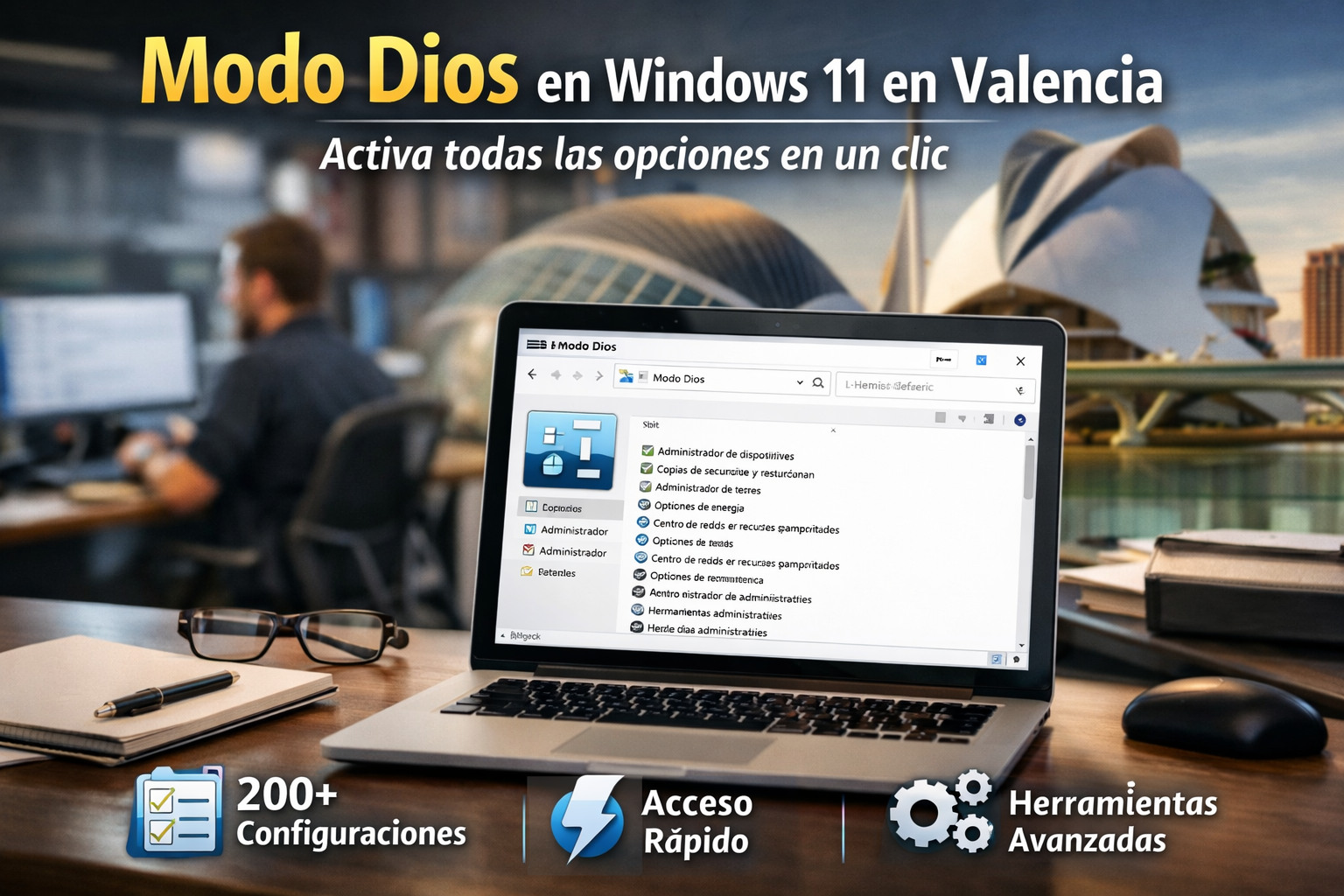 Modo Dios en Windows 11 en Valencia: cómo activarlo y mejorar tu ordenador